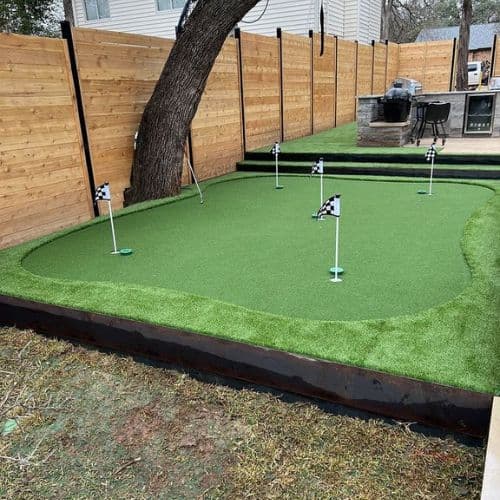 Artificial grass for balcony terrace in Dubai Marina tower