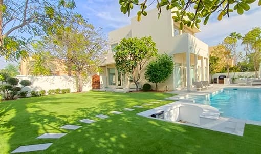 After, Courtyard refresh, Garden turf before and after, Jumeirah