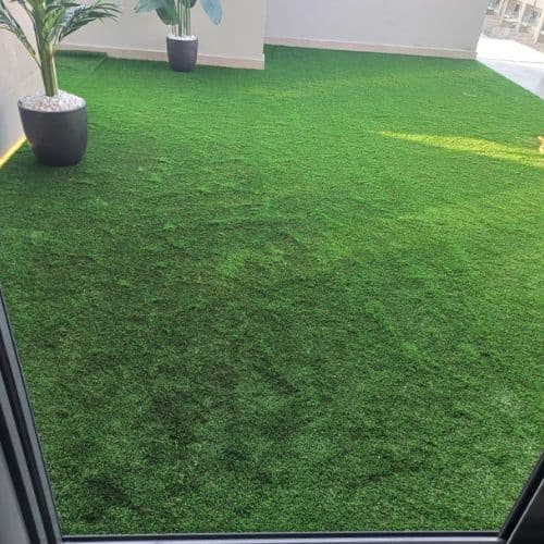 Artificial turf roll-out in Al Quoz — Al Quoz, Dubai
