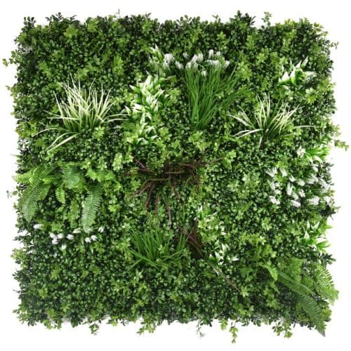 Spring White Artificial Wall Grass