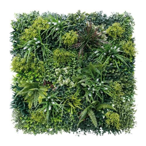 Yorkshire White Luxury Artificial Wall Grass