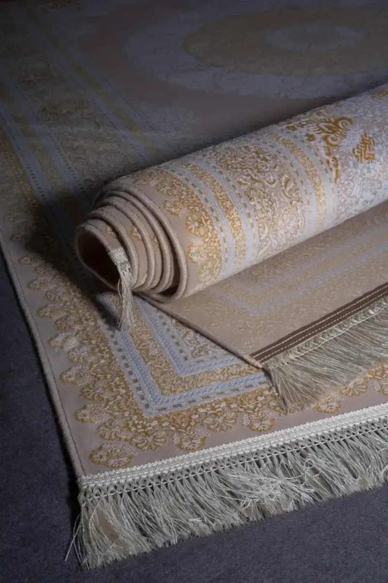 Arabic carpet and wall-to-wall rugs fitted in a Dubai majlis
